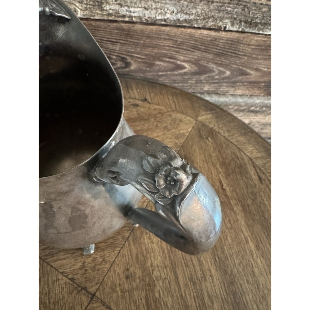 Vintage International Silver Countess Silver Plated Water Pitcher 9" w Ice Lip - Picture 4 of 12